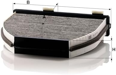 MANN-FILTER CUK 29 005 Karbonlu Kabin Filtresi (-Benz)