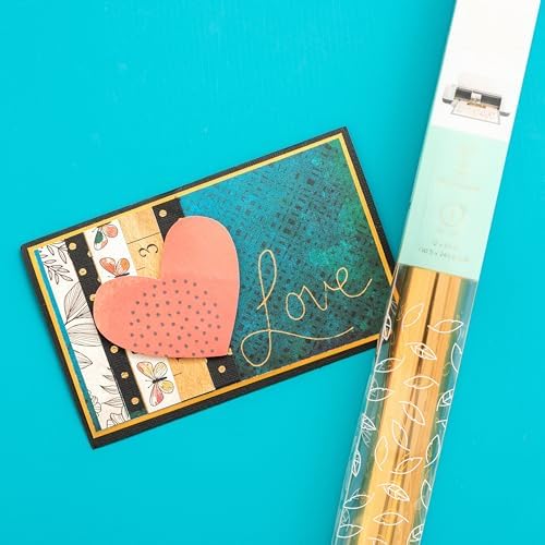 We R Memory Keepers 0633356605782 Foil Quill, 30,4 cm x 243,8 cm Rulo, Altın Rengi, m/dk
