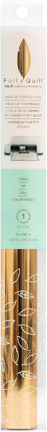 Alternative view of We R Memory Keepers 0633356605782 Foil Quill, 30,4 cm x 243,8 cm Rulo, Altın Rengi, m/dk
