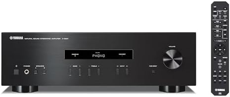 A-S201 HiFi Ön Amplifikatör, Phono Girişli, Siyah