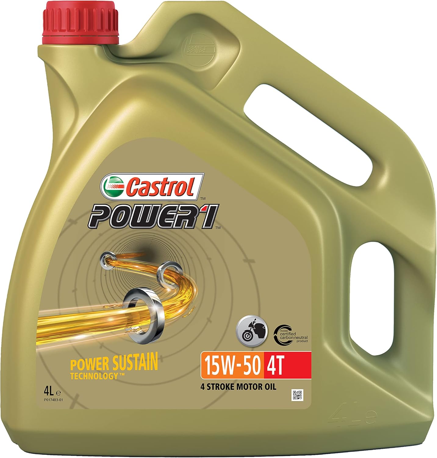 Castrol POWER1 4T 15W-50 4 Litre Motosiklet Yağı
