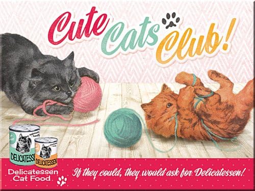 Alternative view of Art Cute Cats Club Magnet