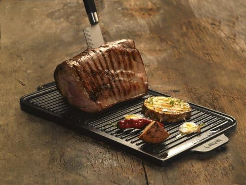 Alternative view of cookware LV ECO GT 2647 T6 Kızartma/ızgara tava, çift taraflı, çıkarılabilir, Integral metal, Ölçüler 26 x 47 cm, dökme demir, Siyah
