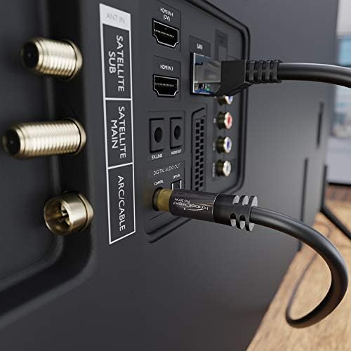 – 3m – Cinch derin bas hoparlör kablosu, 1x1 Cinch/RCA, ses/dijital/video (koaksiyel kablo, RCA fişi/fiş, amplifikatör/HiFi, ses sinyali veya kompozit video için, 75 ohm, siyah)
