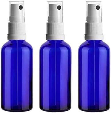 Set 3 şişe, mavi, 100 ml şişe ile sıkışlar sprey, beyaz, Mist sprey, eterik yağ, Aromaterapi için kullanılabilir-Platz cleaning