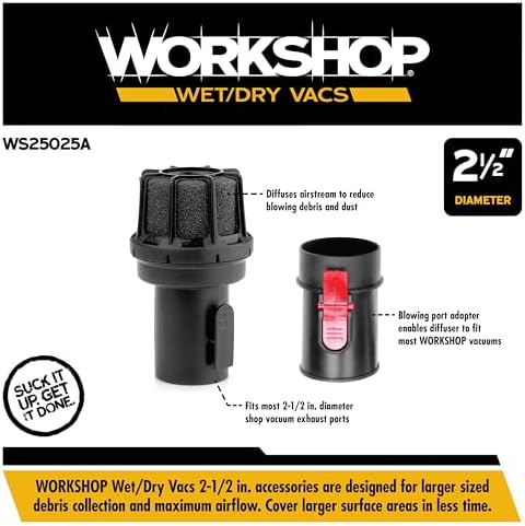 Alternative view of Wet/Dry Vacs Wet Dry Vakumlu Susturucu ws25025 a 2 – 1/2 Susturucu/ Mağazası Boşluklar için Vakum Sabitleme