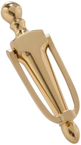 Bu grup 852394 6 – 1/5,1 cm Kapı tokmağı – masif pirinç – parlak pirinç Finish tekli paket