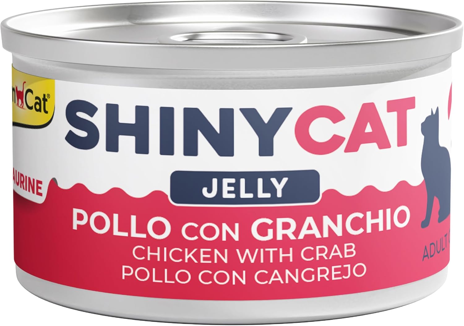 GimCat Shinycat Konserve Yaş Kedi Maması, Tavuklu Yengeçli, 70 g