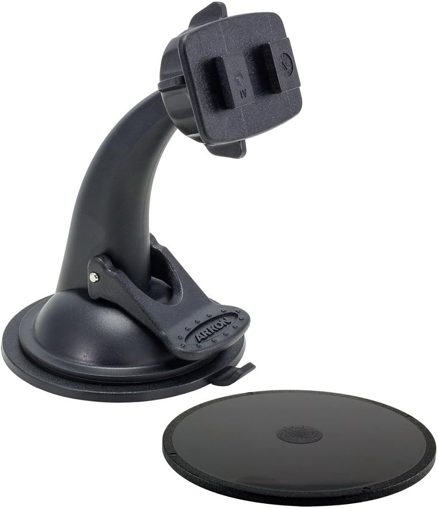 Alternative view of ARKON Çift T Tutucular için Yedek Yükseltme veya Ek Ön Cam Kontrol Paneli Yapışkan Vakum Montajı - Perakende Paketleme - Siyah