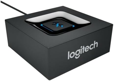 Kablosuz Bluetooth Adaptör, PC/Mac/Akıllı Telefon/Tablet/AV Alıcısı için Bluetooth Adaptörü, Tek Tuşla Kolay Eşleştirme, Çoklu Erişim Özelliği, 3,5 mm Ses ve RCA Çıkışları, Siyah/Mavi