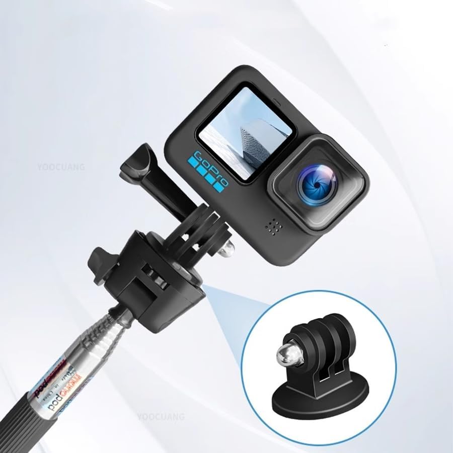 ayex AX-GP14 Aksiyon Kamera 1/4” Bağlantı Aparatı – ve Uyumlu Kameralar için Başparmak Vidalı Adaptör