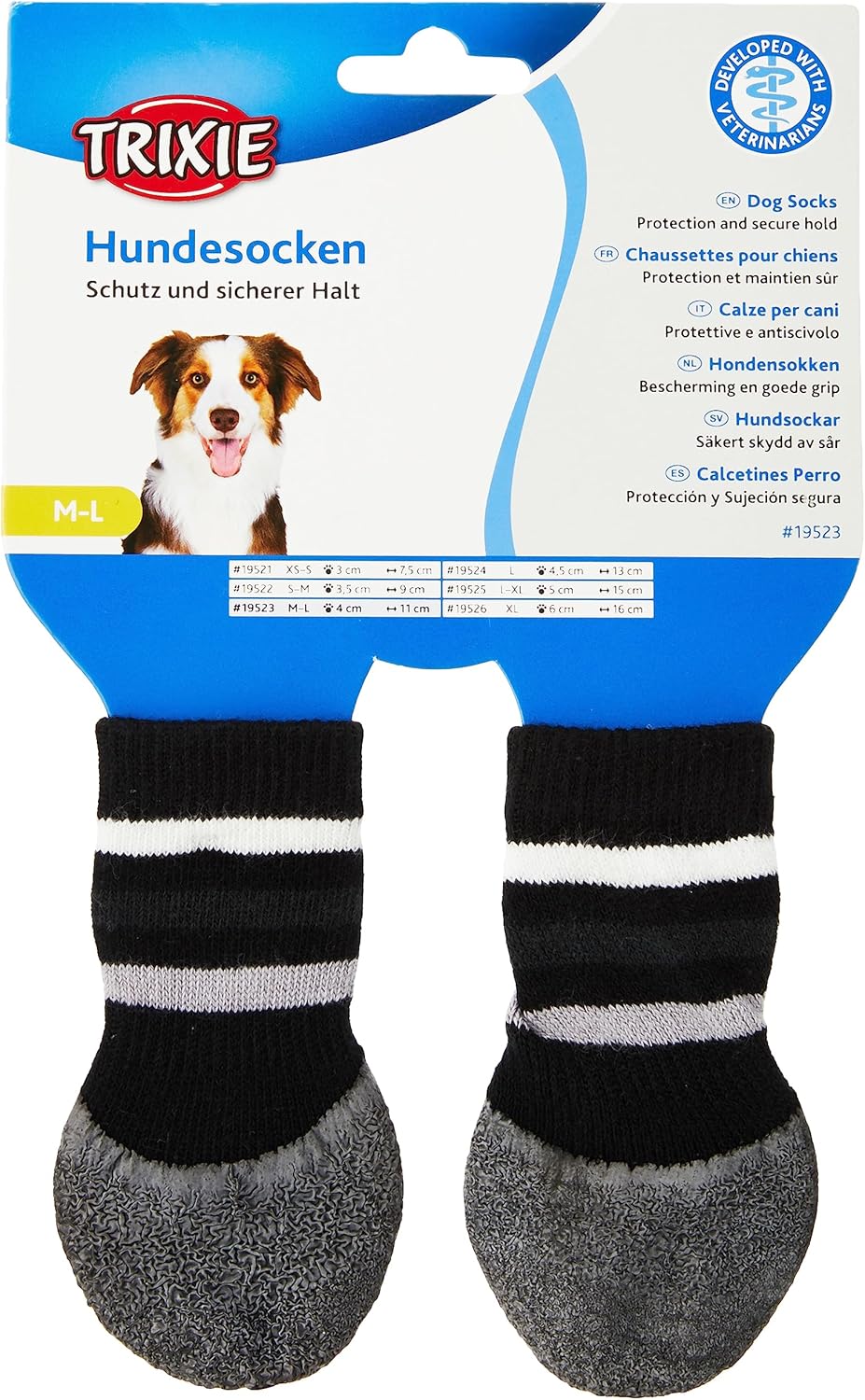 Alternative view of Köpek Çorabı, Kaymaz M–L, 2 Adet, Siyah