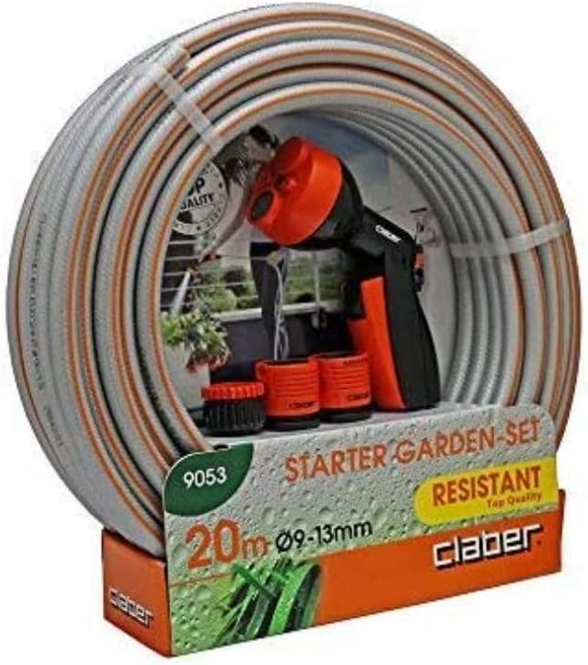9053 Starter -Set Hortum Başlangıç Seti 20 Metre 9-13 Mm Hortum, Çok İşlevli Sulama