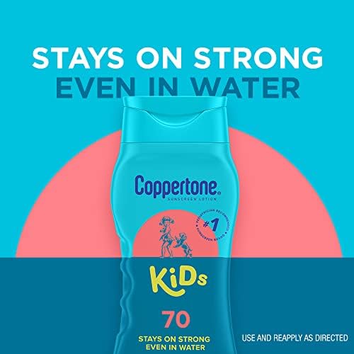 Alternative view of Coppertone Çocuk Güneş Koruyucu Losyon SPF 70 Çocuklar için Güneş Koruyucu, Suya Dayanıklı Güneş Koruyucu Losyon, 8 Fl Oz