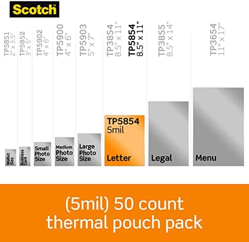 Torba 5 mil, 8,9 x 11.4-inç 50-Pack