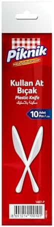 Piknik Plastik Bıçak 10'lu