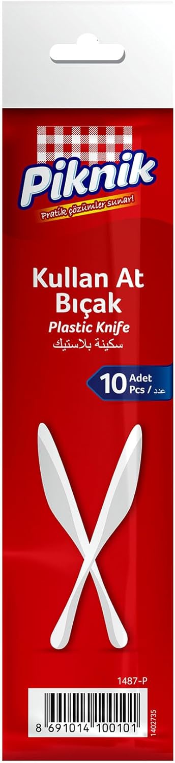 Alternative view of Piknik Plastik Bıçak 10'lu