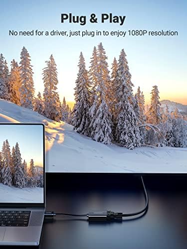 Alternative view of HDMI VGA kablo adaptörü 1080p üzerinde HDTV Aktif ses aktarımı Konverterkabel PC Laptop için, Chromebook, Raspberry Pi 40248