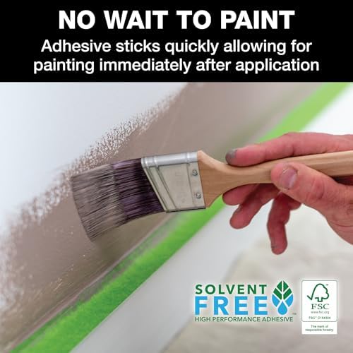 Alternative view of PAINTBLOCK'lu Çok Yüzeyli Ressam Bandı, 12.2 cm x 55 m, Yeşil, 3 Rulo, 240661