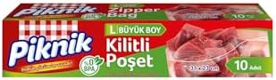 Alternative view of Piknik Gıda Ambalaj Kilitli Poşet Büyük 10'lu 1396