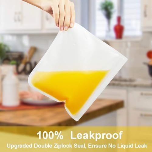 Alternative view of plastik torba, kırmızı, 60'lı paket, sıkıştırma: 30 torba (0,4 l) ve 30 torba (1 l), yeniden mühürlenebildiği için tekrar tekrar kullanılabilir., Kırmızı, 30 Beutel 1L und 30 Beutel 0,4 L