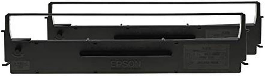 Alternative view of Epson C13S015614 LX300 yazıcı renk şeridi-2 Pack, siyah/Naylon