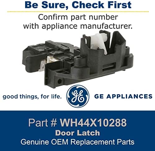 Alternative view of GE WH44X10288 GE Çamaşır Makinesi için Orijinal OEM Kapı Mandalı