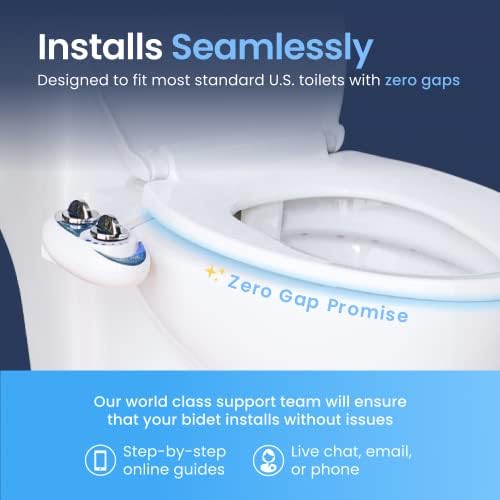 Alternative view of Luxe Bidet Neo 185 Bidet Kendi Kendini Temizleyen Çift Başlıklı Manuel Tuvalet Aparatı, Beyaz