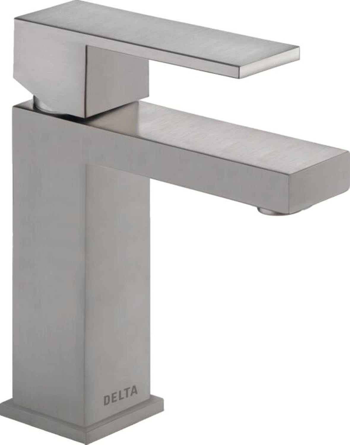 Alternative view of Modern tek delikli banyo musluğu fırçalanmış nikel, tek kollu banyo musluğu, gider montajı, paslanmaz çelik 567LF-SSPP