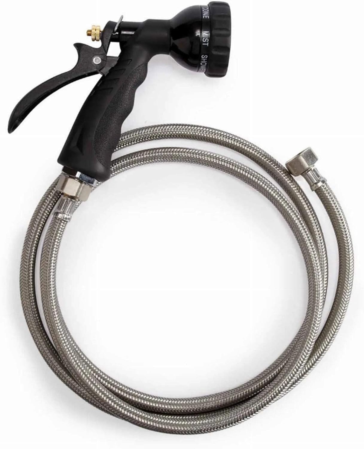 Alternative view of Equipment 6'sı 1 Arada Sprey Hortumları — Evcil Hayvan Bakım Dükkanlarında Kullanım İçin Çok Yönlü, Parlak Renkli Hortumlar - 152,4 cm, Siyah