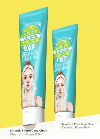Alternative view of Ariul Smooth& Pure Deep Clean Cleansing Foam 80ml -Bitki Özlü Arındırıcı Doğal Cilt Temizleme Köpüğü