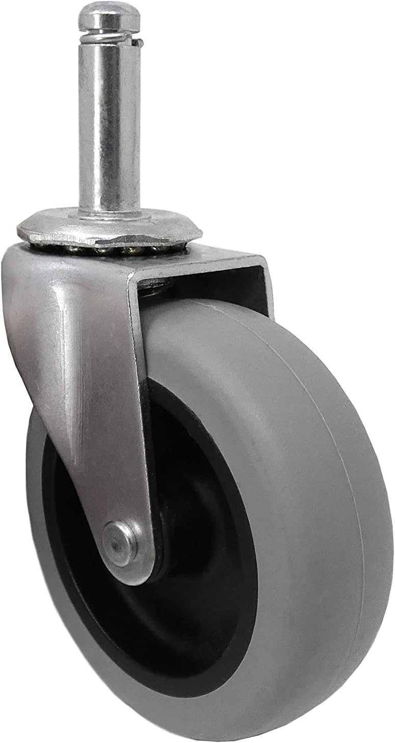 9807 7.6cm Thermoplastic Rubber Swivel Stem Caster
