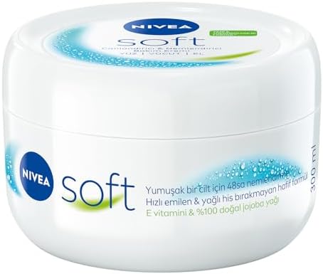 Alternative view of Soft Nemlendirici Bakım Kremi 300 ml, 48 Saat Nemlendirme, Jojba Yağı,E Vitamini, Yüz,El,Vücut İçin,Paraben İçermez