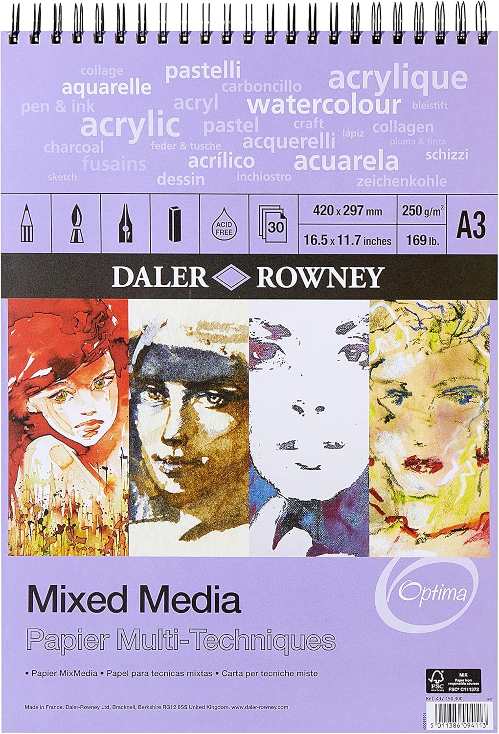 Rowney Mixed Media Çok Amaçlı Sanatsal Blok