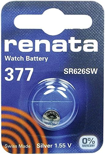 Renata Saat pili made 377 veya SR626SW OR AG4 1,5V (1 x 377 veya SR 626 SW)