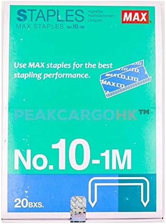 Alternative view of MAX USA CORP. 20 karton (20.000 zımba teli) Otantik Max zımba teli No. 10-1M ofis zımbası için