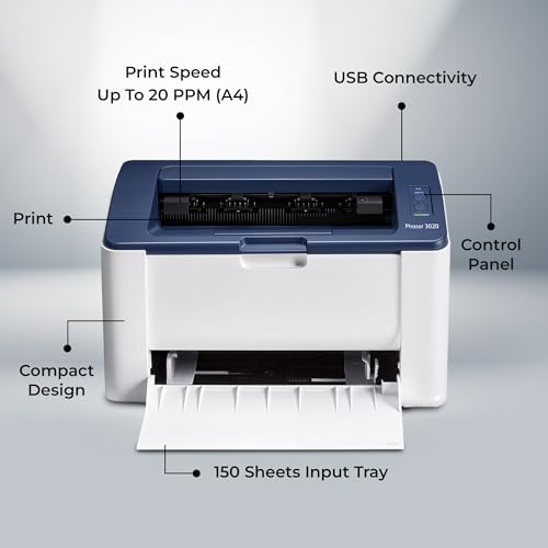 Alternative view of XEROX 3020V_BI Tek Fonksiyonlu Lazer Yazıcı