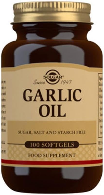 Alternative view of SOLGAR GARLIC OIL PERLES CONCENTRATE 100 SOFTJEL