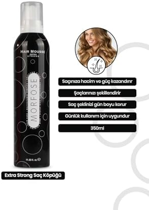 Siyah Saç Köpüğü 350 ml