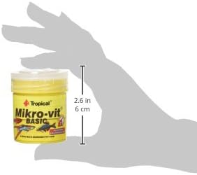 Mikro-Vit Basic Yavru Balıklar İçin Temel Yem Balık Yemi 50 Ml 32gr