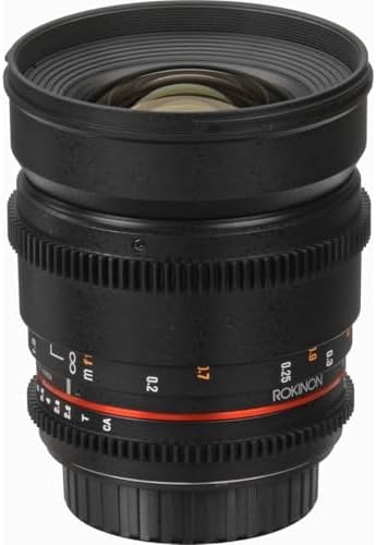 Alternative view of DS16 M-C 16 mm t2.2 Cine geniş açılı objektif EF-S dijital SLR için