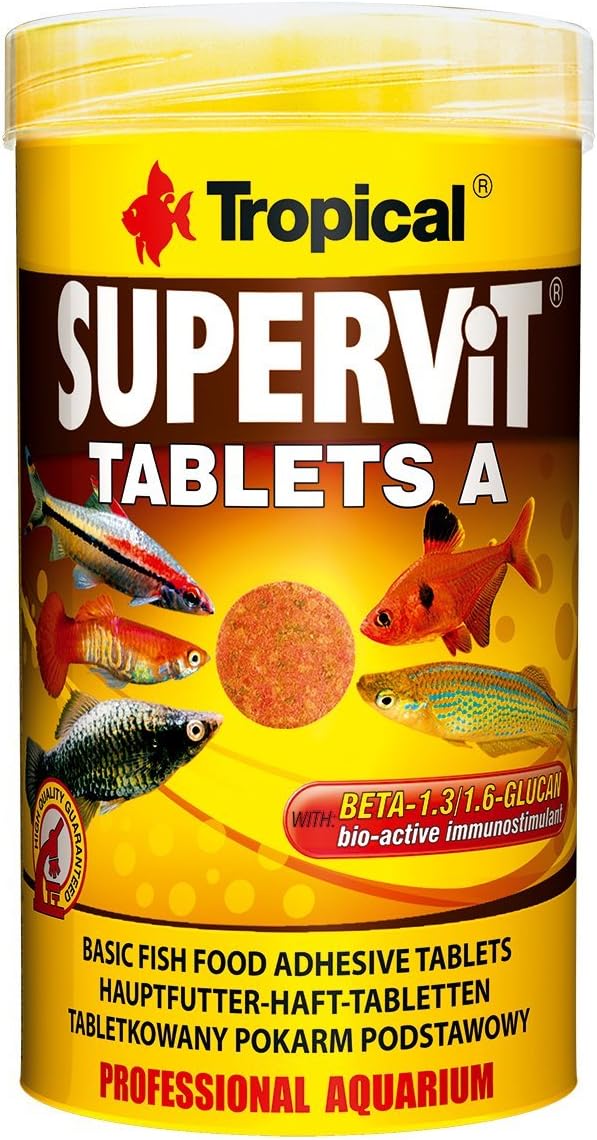 Alternative view of Süpervit Tablets A Yapışan Tablet Balık Yemi 50 Ml 36gr