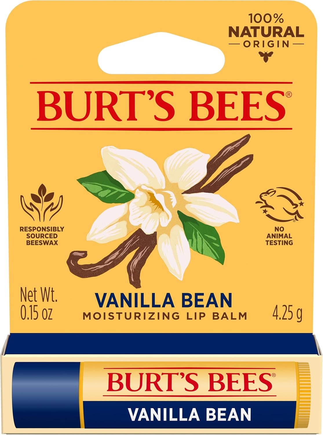 Alternative view of Burt's Bees Bean Lip Balm, Dudak Bakım Kremi, 4.25 Gram