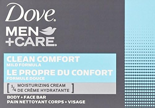 DOVE ERKEK+CARE Dove Men+Bakım Vücut Sabunu ve Yüz Çubuğu nemlendirmek için Cilt Temizliği Rahatlık Bardan Daha Fazla Nemlendirici Sabun 3,75 oz 6 Bar