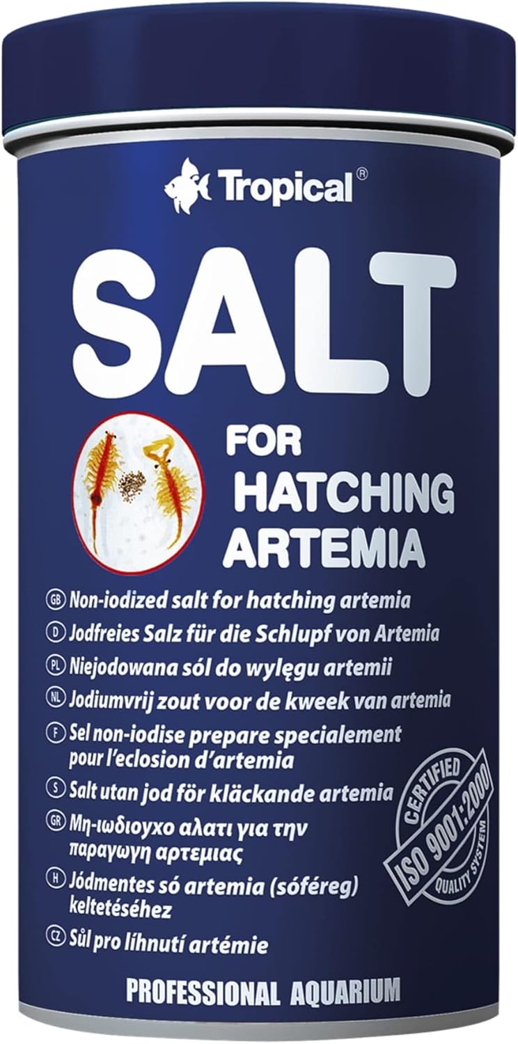 Salt For Hatchıng Artemia İyotsuz Artemia Kuluçka Tuzu 250 Ml 300gr