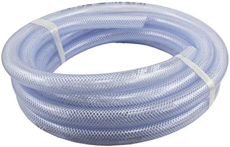 Alternative view of Duda Energy HPpvc100-7,6 m 25' x 2,5 cm ID Yüksek Basınçlı Örgülü Şeffaf Esnek PVC Boru Ağır Hizmet UV Kimyasal Dayanıklı Hortum Su Yağı