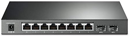 Alternative view of TL-SG2210P 8 Port Gigabit Smart PoE Switch + 2 SFP Slot