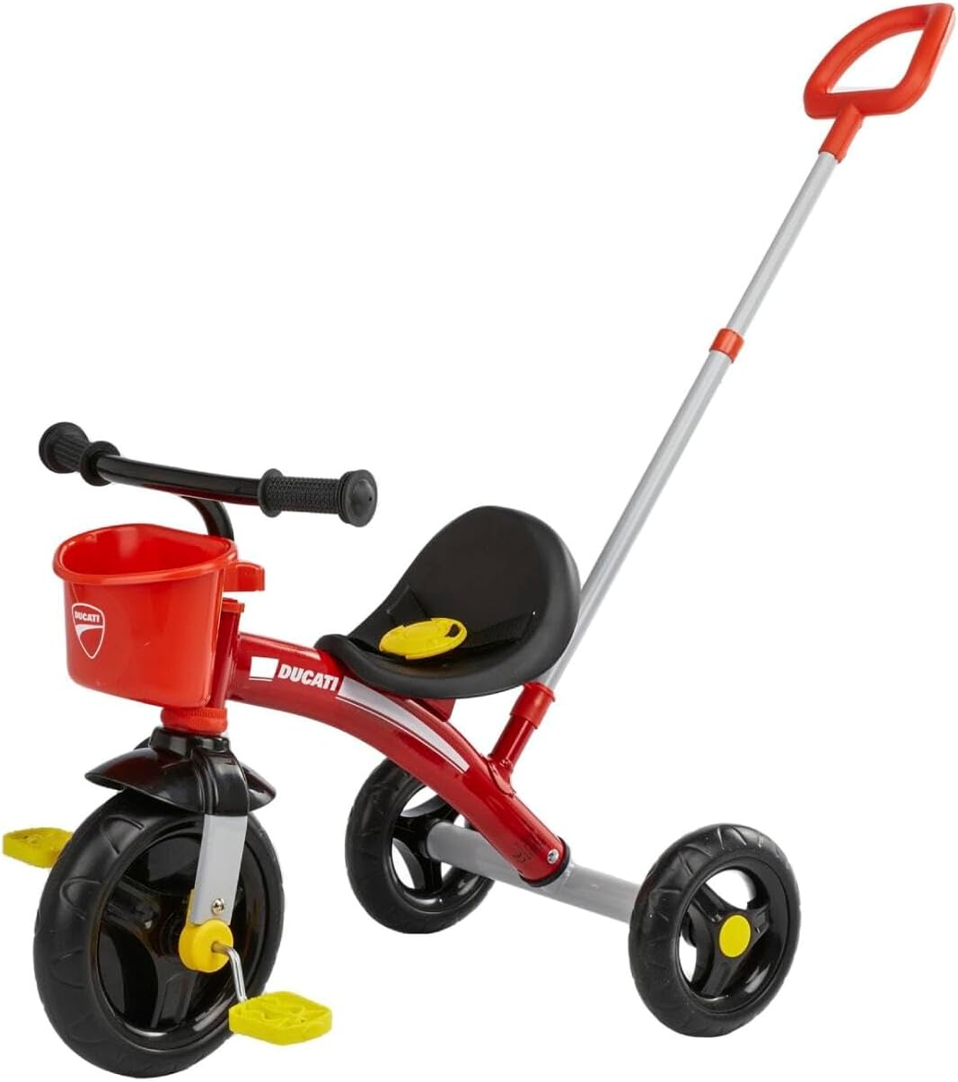 Itme Kollu Çocuk Üç Tekerlekli Bisikleti Ducati U-Go Trike