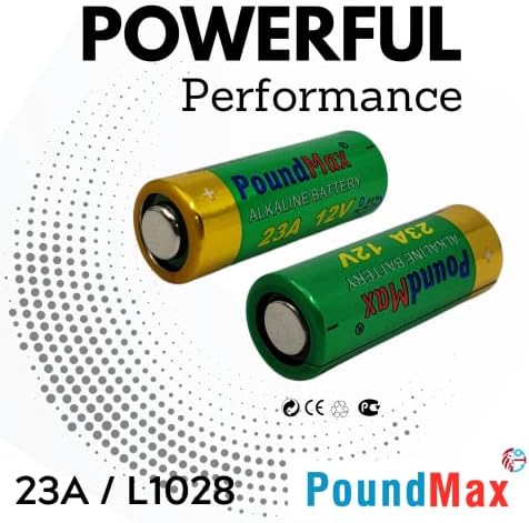 Alternative view of 5 adet 23A 12 V alkali pil, 23AE, A23, LRV08, MN21, V23GA, A23S, L1028, 8LR932, P23GA, garaj kapısı açıcıları, uzaktan kumandalar, alarm sistemleri için günlük kullanım için cıva içermeyen piller