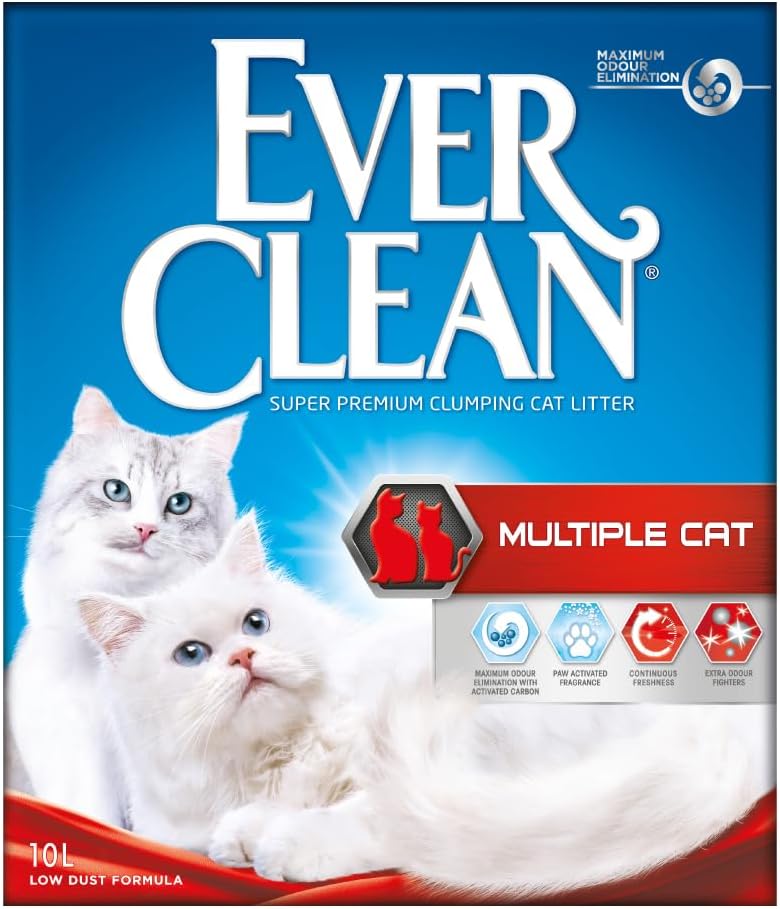Alternative view of Ever Clean Multiple Cat Birden Fazla Kedili Evler için Kokulu Topaklanan Kedi Kumu 10 Lt
